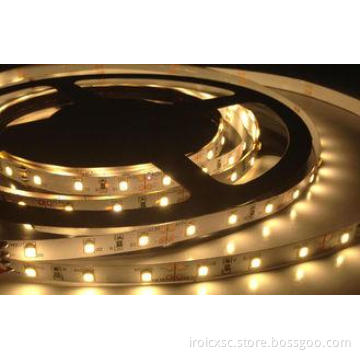 high lumen Yellow SMD 2835 LED Strip Light DC12V in Warm Wh